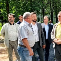 Контроль по благоустройству бульвара художника Иванова во Владимире